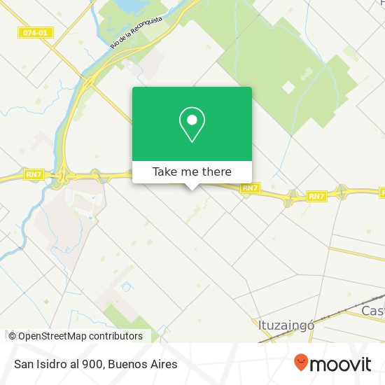 San Isidro al 900 map