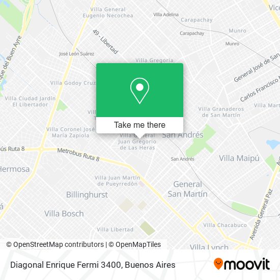 Diagonal Enrique Fermi 3400 map