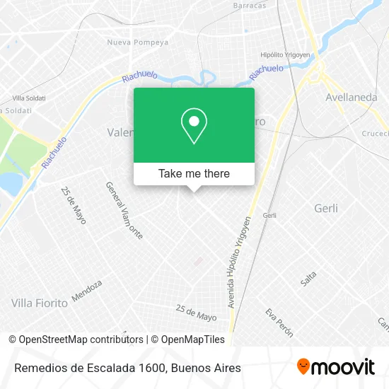 Mapa de Remedios de Escalada 1600