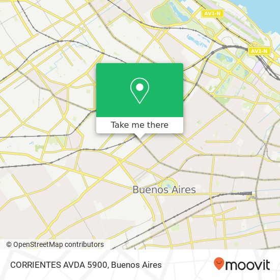 CORRIENTES  AVDA  5900 map