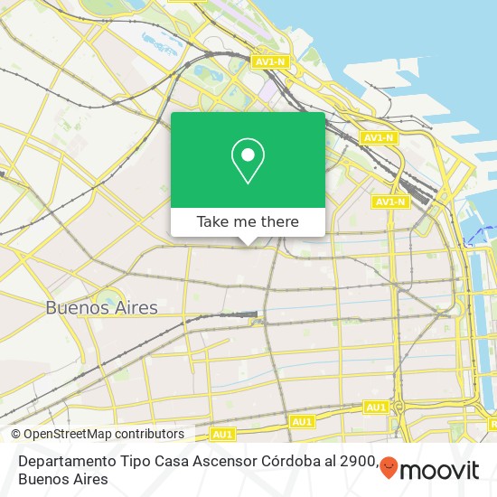 Departamento Tipo Casa   Ascensor   Córdoba al 2900 map