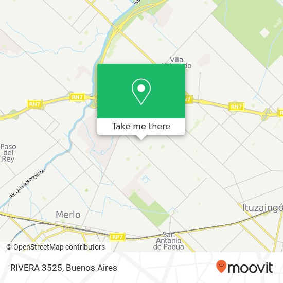 RIVERA 3525 map