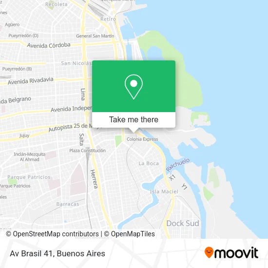 Mapa de Av Brasil 41
