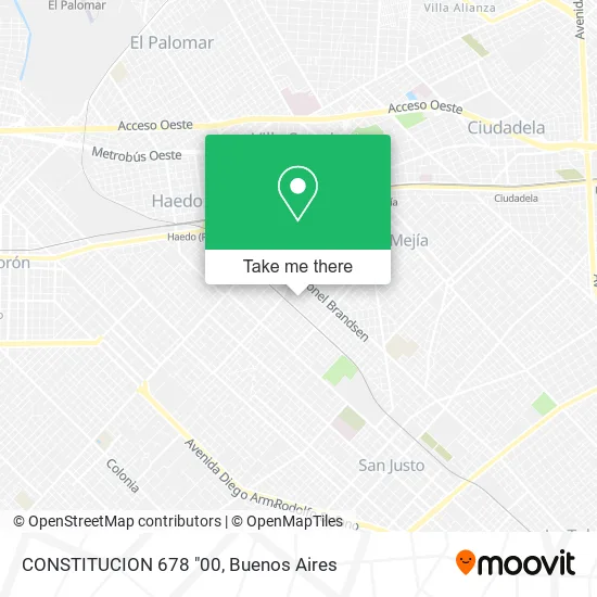 CONSTITUCION 678 "00 map