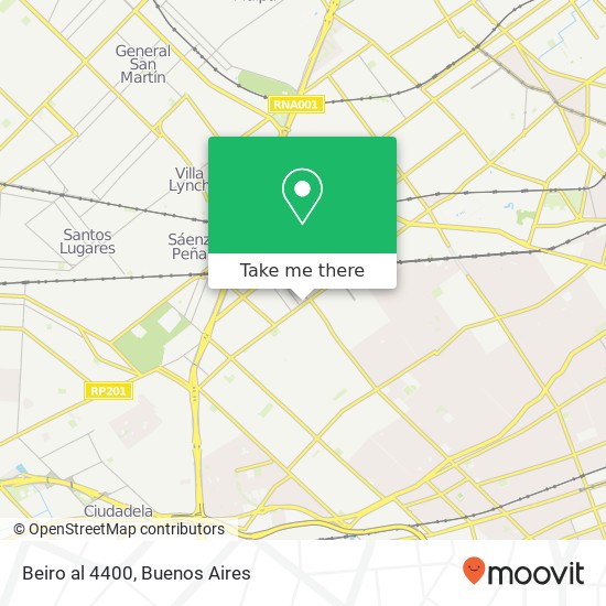 Beiro al 4400 map