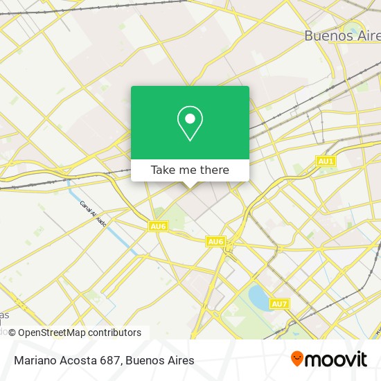 Mariano Acosta 687 map