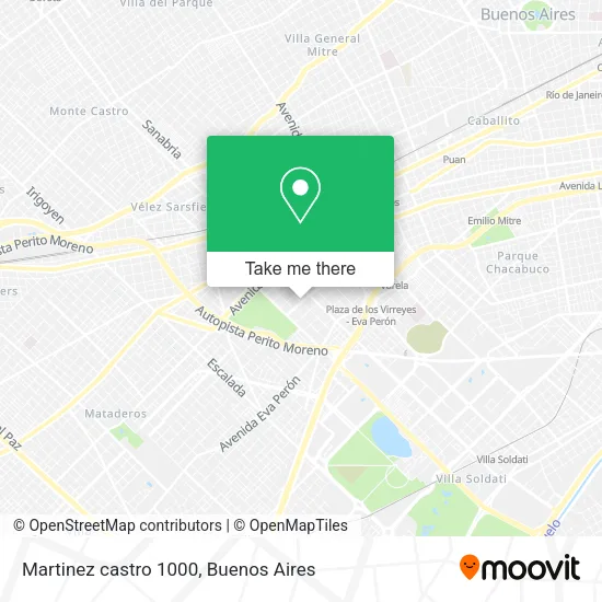 Mapa de Martinez castro 1000