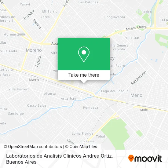 Mapa de Laboratorios de Analisis Clinicos-Andrea Ortiz