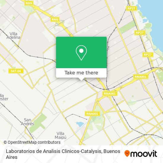 Laboratorios de Analisis Clinicos-Catalysis map