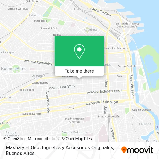 Mapa de Masha y El Oso Juguetes y Accesorios Originales