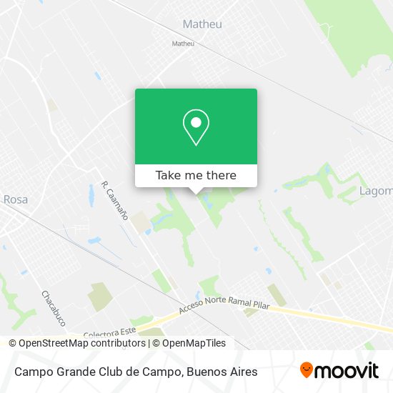 Campo Grande Club de Campo map