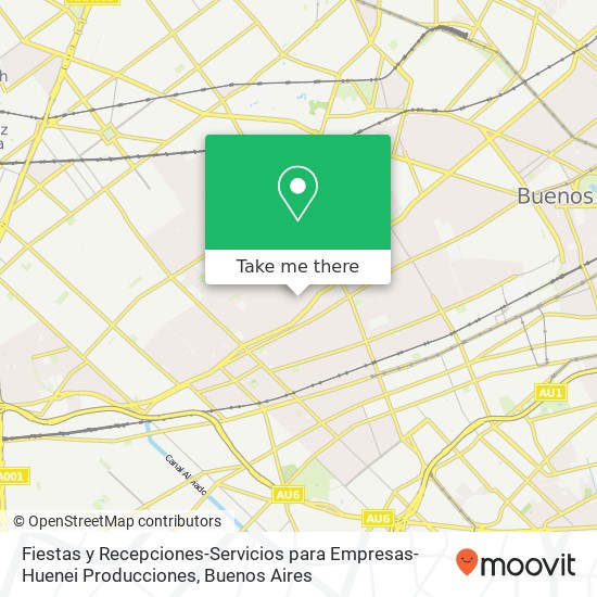 Fiestas y Recepciones-Servicios para Empresas-Huenei Producciones map