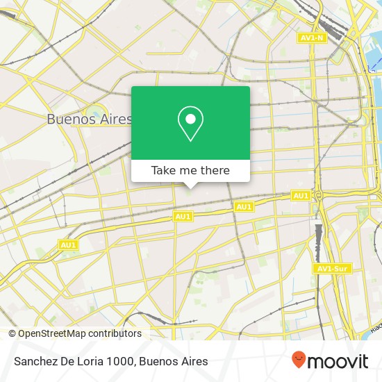 Sanchez De Loria 1000 map