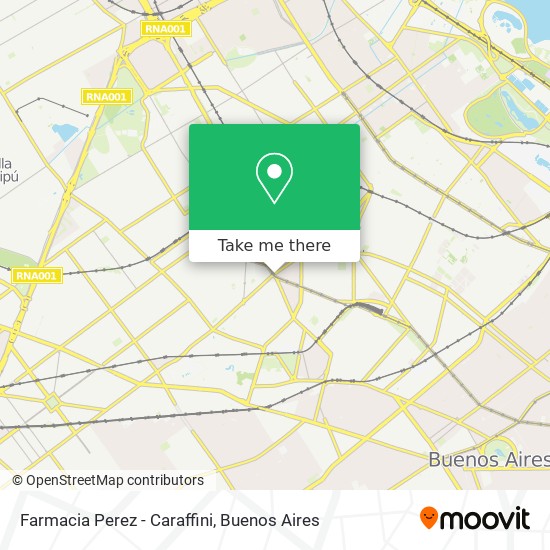 Farmacia Perez - Caraffini map