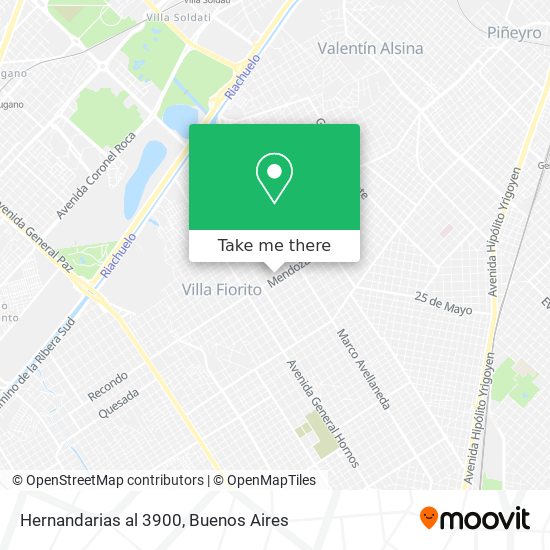 Hernandarias al 3900 map
