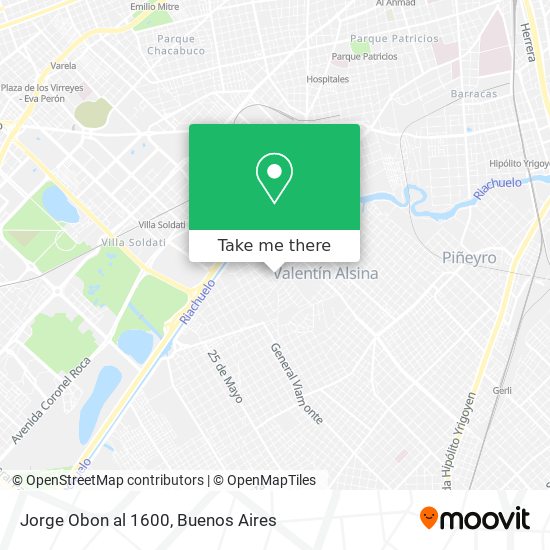 Jorge Obon al 1600 map