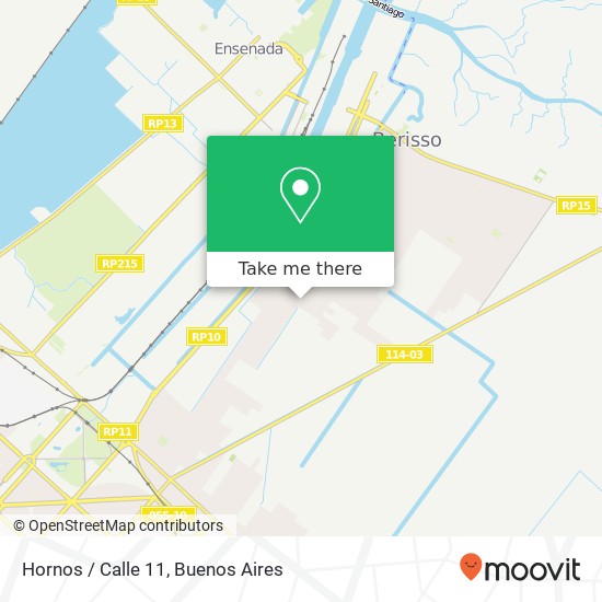Hornos / Calle 11 map