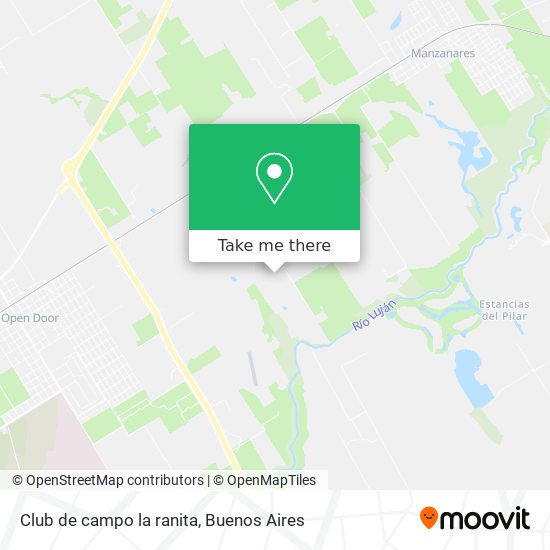 Mapa de Club de campo la ranita