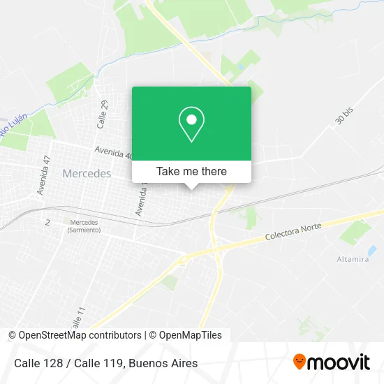 Calle 128 / Calle 119 map