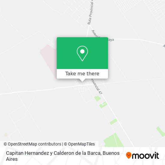 Capitan Hernandez y Calderon de la Barca map