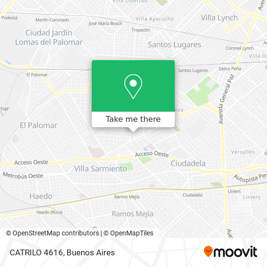 Mapa de CATRILO 4616