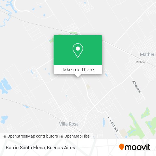 Mapa de Barrio Santa Elena