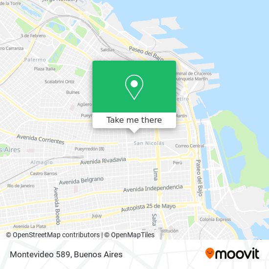 Montevideo 589 map