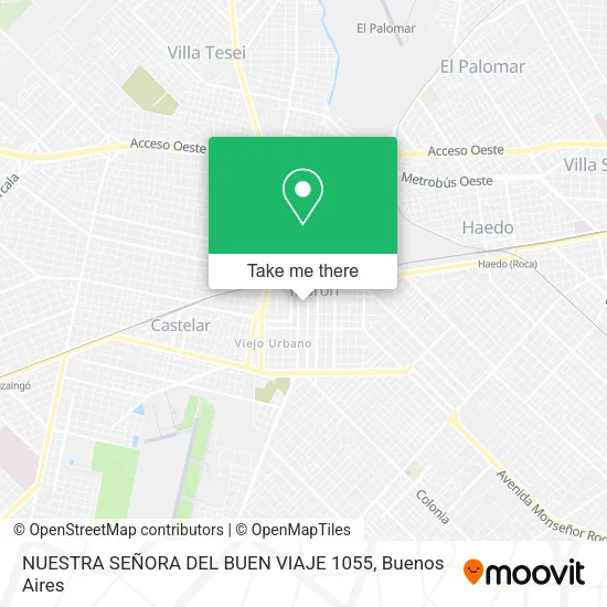 Mapa de NUESTRA SEÑORA DEL BUEN VIAJE 1055