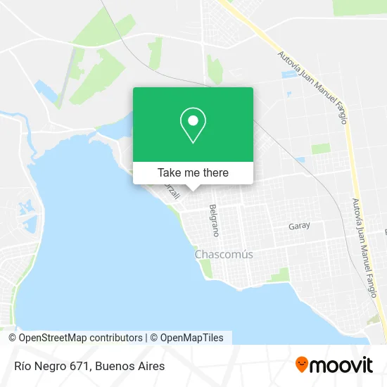 Río Negro 671 map