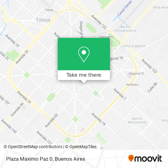 Mapa de Plaza Maximo Paz 0