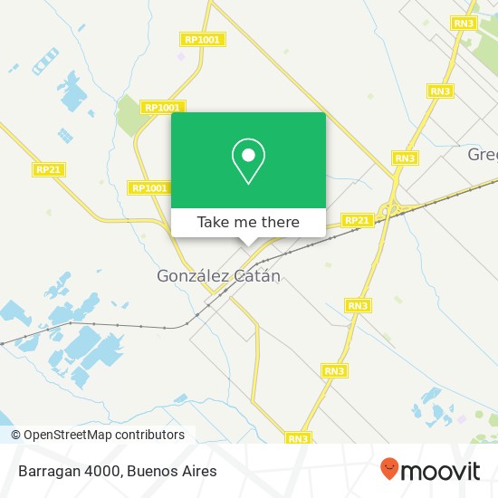 Barragan 4000 map