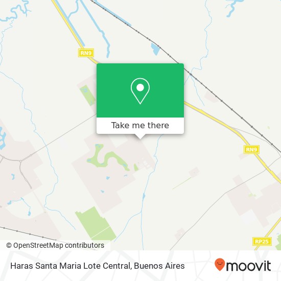 Mapa de Haras Santa Maria   Lote Central