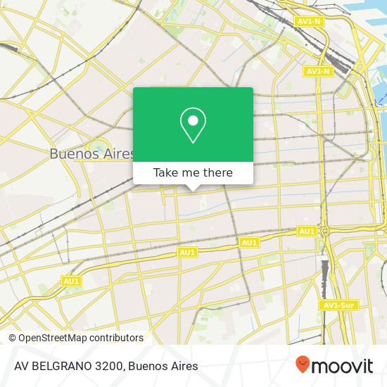 Mapa de AV BELGRANO  3200