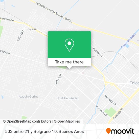 503 entre 21 y Belgrano 10 map