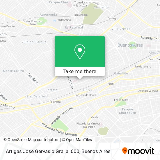 Artigas  Jose Gervasio  Gral   al 600 map