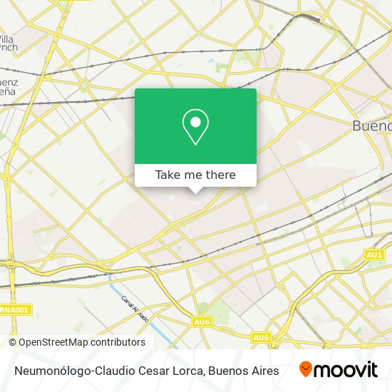 Neumonólogo-Claudio Cesar Lorca map