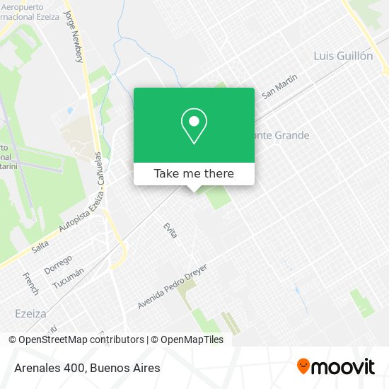 Arenales 400 map