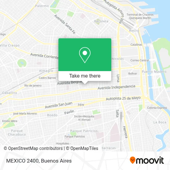 MEXICO 2400 map