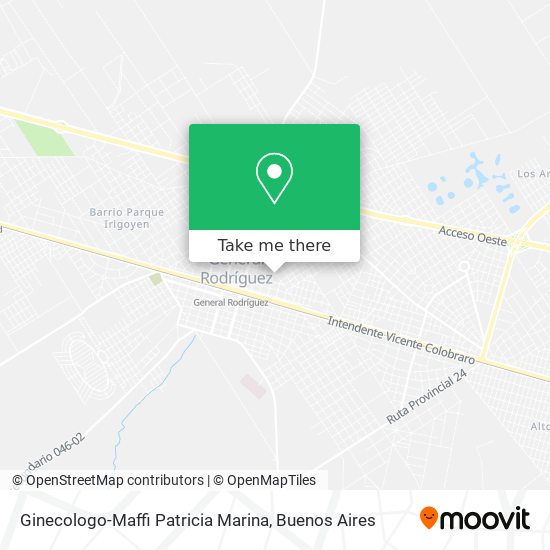 Ginecologo-Maffi Patricia Marina map