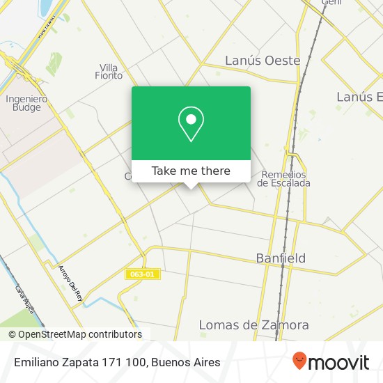 Emiliano Zapata 171 100 map