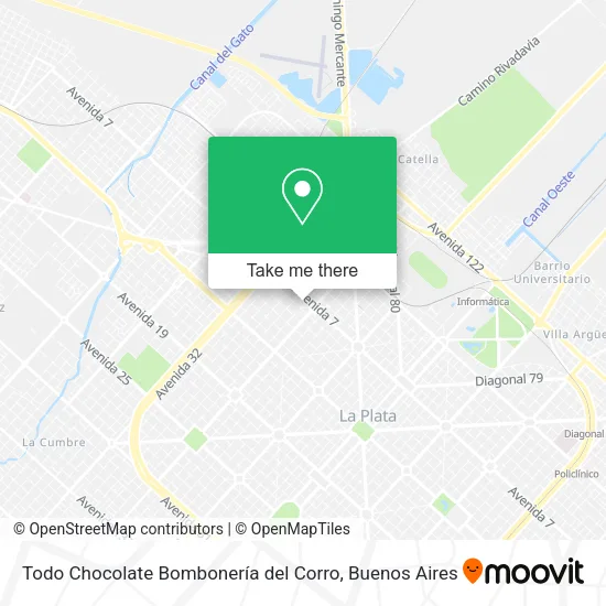 Todo Chocolate Bombonería del Corro map