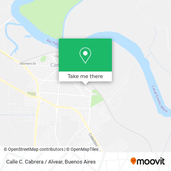 Mapa de Calle C. Cabrera / Alvear