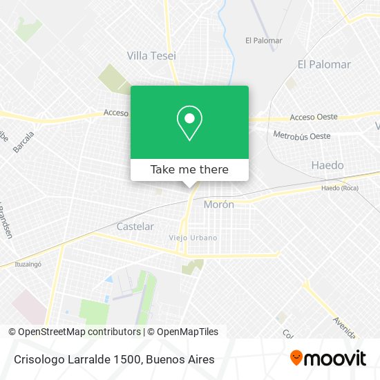 Mapa de Crisologo Larralde 1500