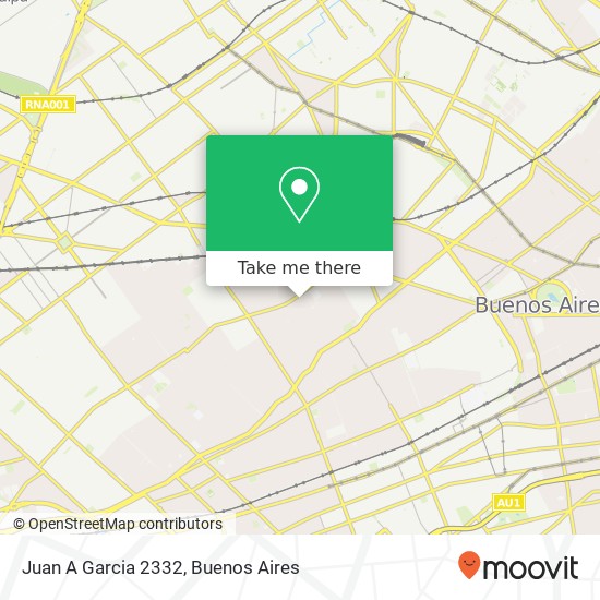 Juan A  Garcia 2332 map