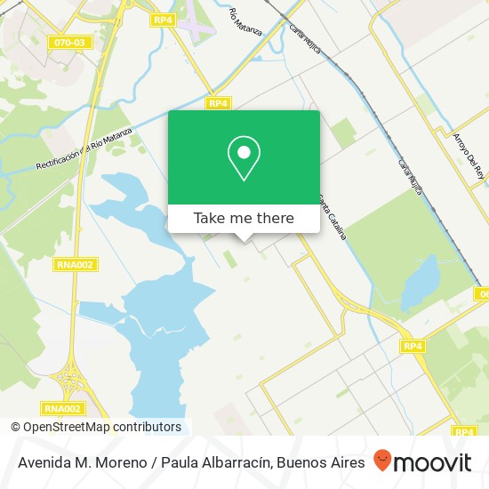 Mapa de Avenida M. Moreno / Paula Albarracín