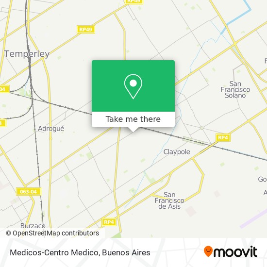 Medicos-Centro Medico map