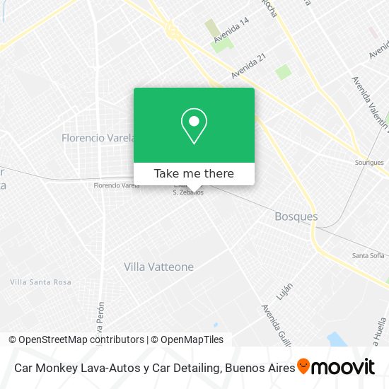 Mapa de Car Monkey Lava-Autos y Car Detailing