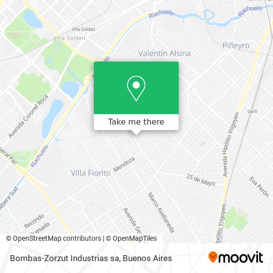Bombas-Zorzut Industrias sa map