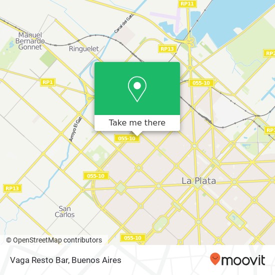 Mapa de Vaga Resto Bar