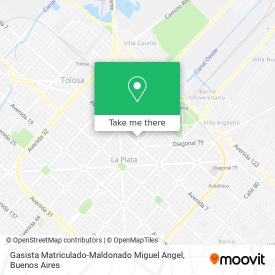 Gasista Matriculado-Maldonado Miguel Angel map